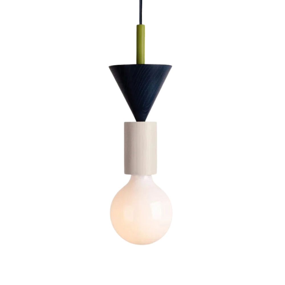 Pendant Light Wood LED Nordic Geometric Lighting | Nordilo