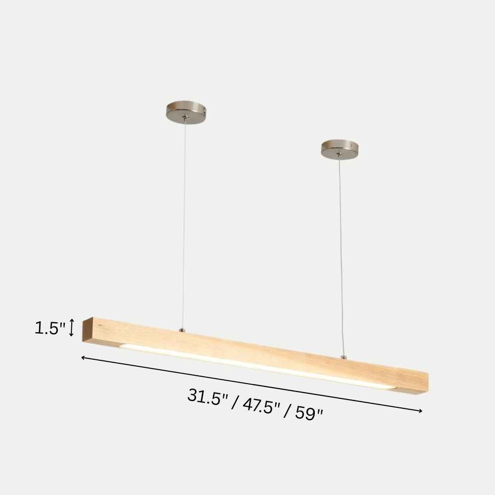 Pendant Light Wood LED Nordic Style | Hangora