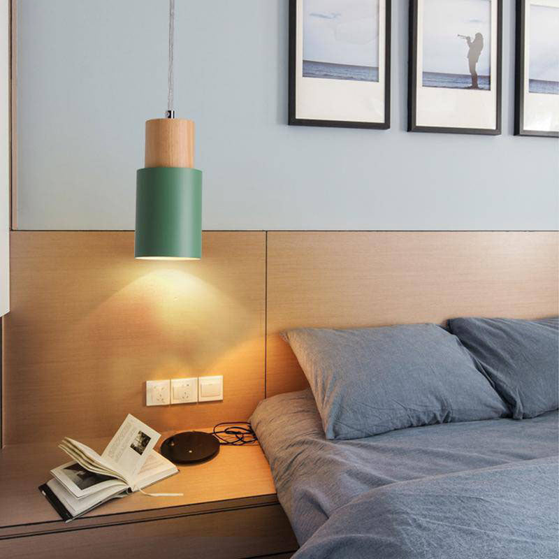 Pendant Light Wood Metal Nordic Style | Cosvan