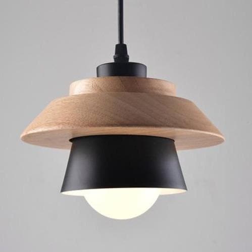 Pendant Light Wood and Metal Nordic LED Design | Nordeva