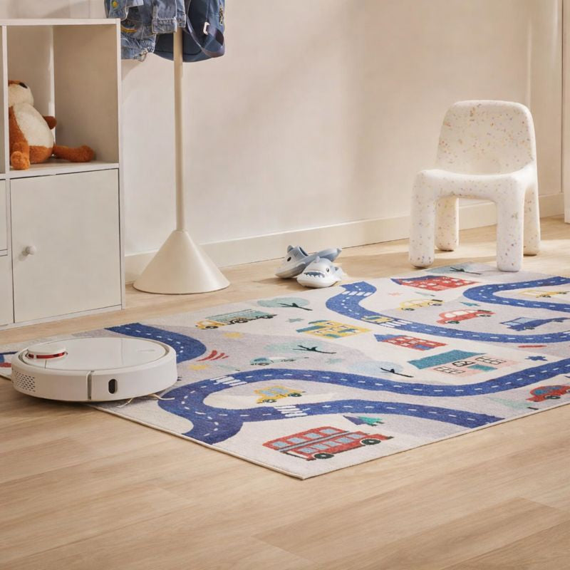 Play Mat Polyester City Design for Kids Room | Mivero