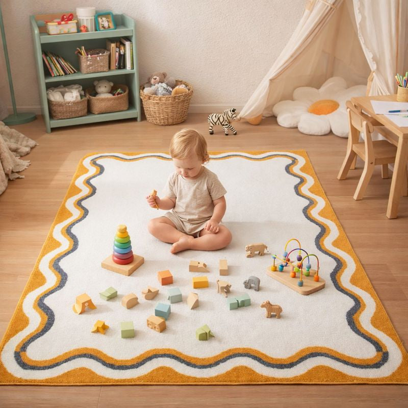Play Mat Washable Kids Rug for Playroom and Bedroom | Polive