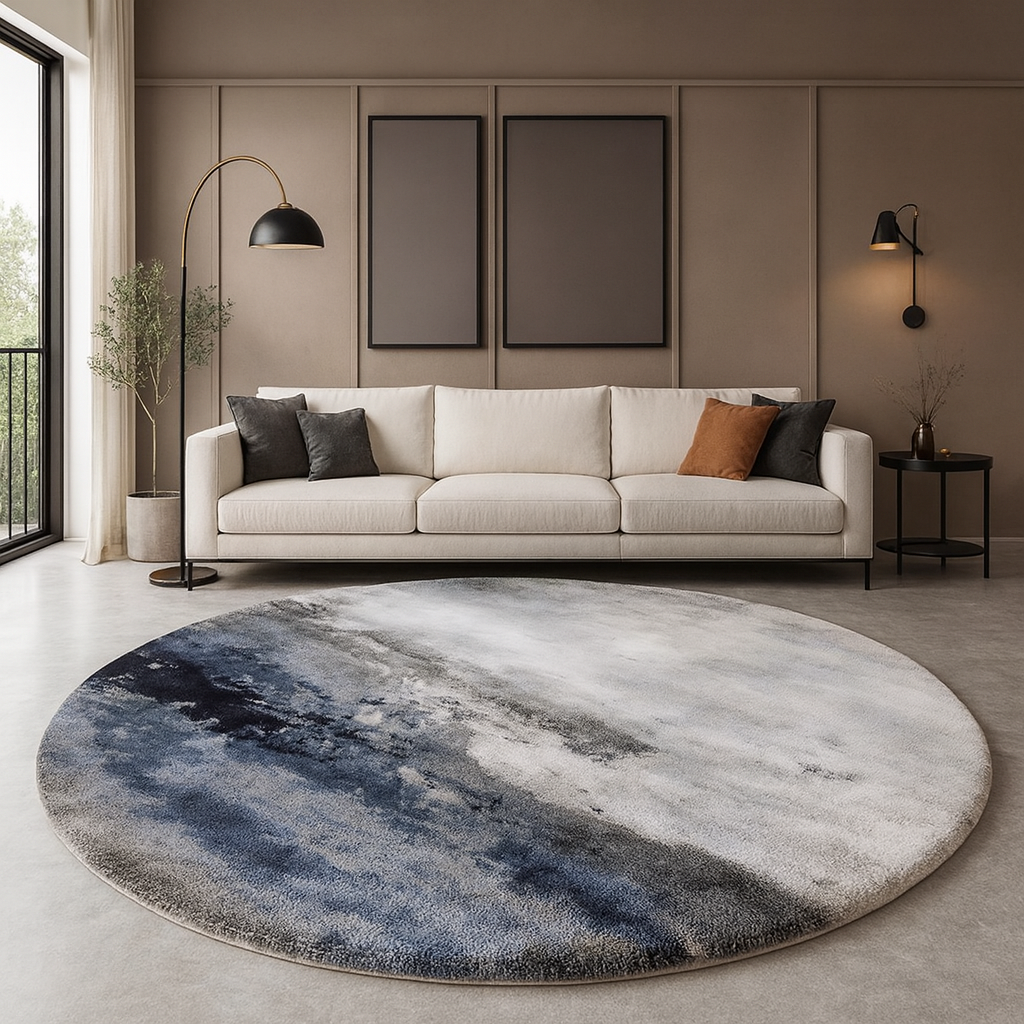 Rug with Lambswool Nordic Blend Contemporary Style| Zarvien