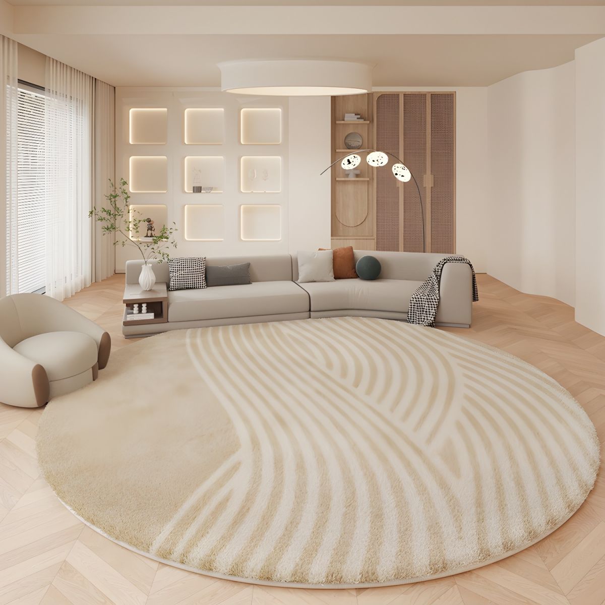 Rug with Pet Friendly Lambswool Nordic Modern | Kalviro
