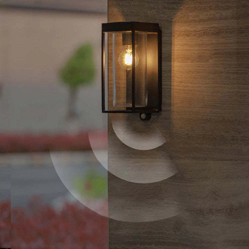 Solar Glass Wall Light Outdoor for Exterior Use | Salwizo