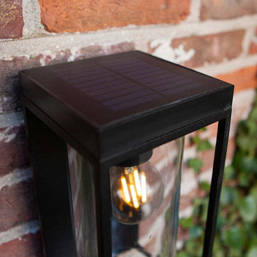 Solar Glass Wall Light Outdoor for Exterior Use | Salwizo