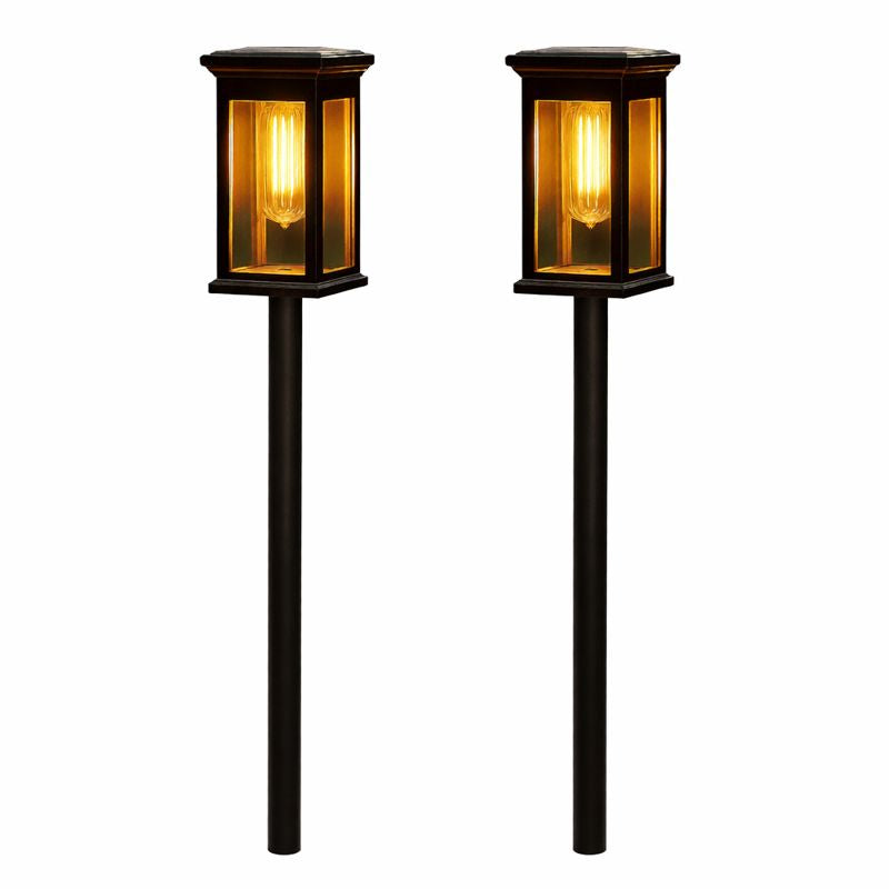 Solar LED Lantern Path Light Outdoor ABS | Polvaxi