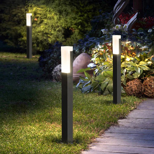 Solar Motion Sensor Outdoor Path Light Metal | Sapviro