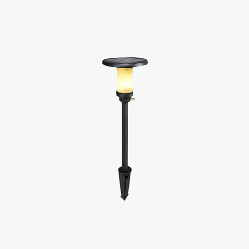 Solar Stone Garden Ground Light Metal Outdoor | Solavyn