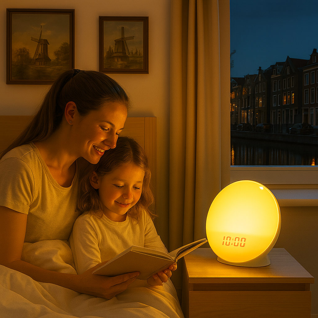 Sunrise Alarm Clock with Ambient Lighting Modern Design | Lumira