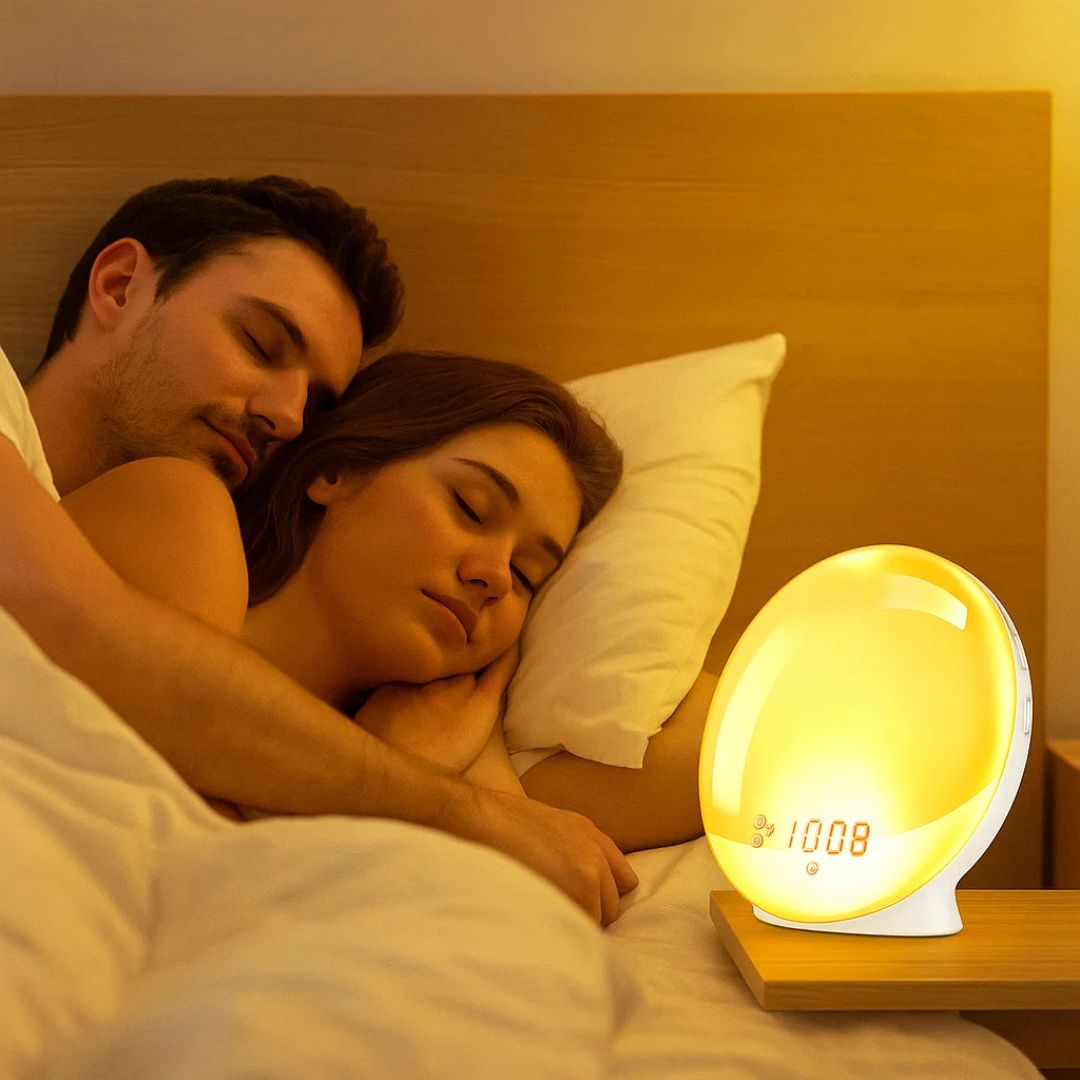 Sunrise Alarm Clock with Ambient Lighting Modern Design | Lumira