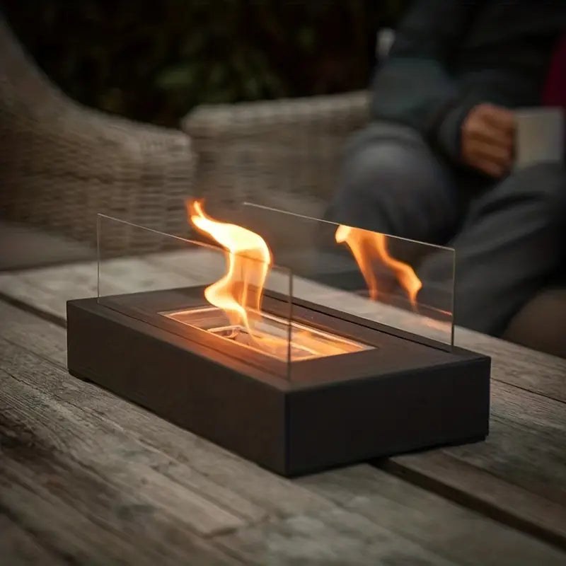 Table Lamp Bio Ethanol Table Fireplace Modern Design | Flarion