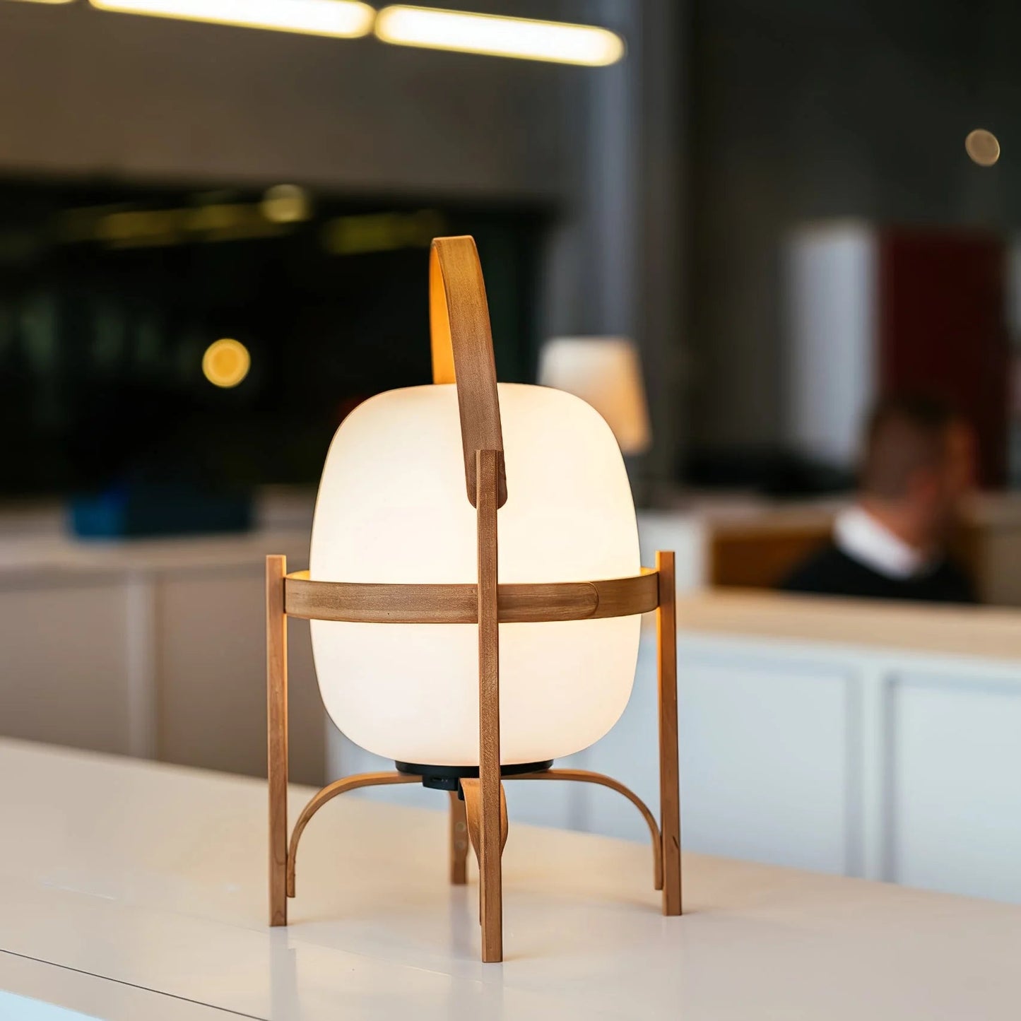 Table Lamp Glass Body Modern Glow | Nomaro