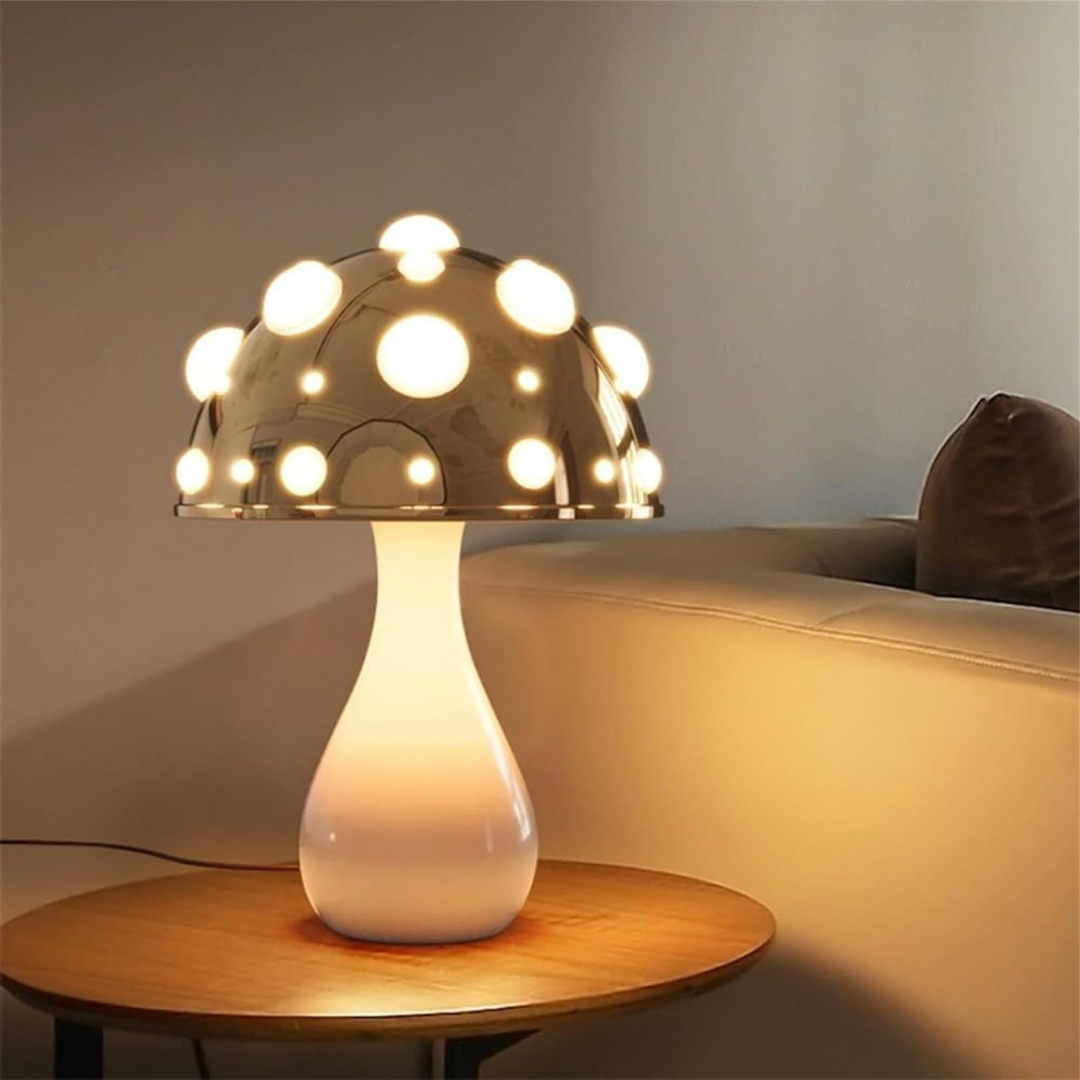 Table Lamp LED Mushroom Design with Warm White Light | Liora