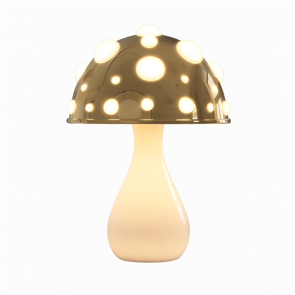 Table Lamp LED Mushroom Design with Warm White Light | Liora