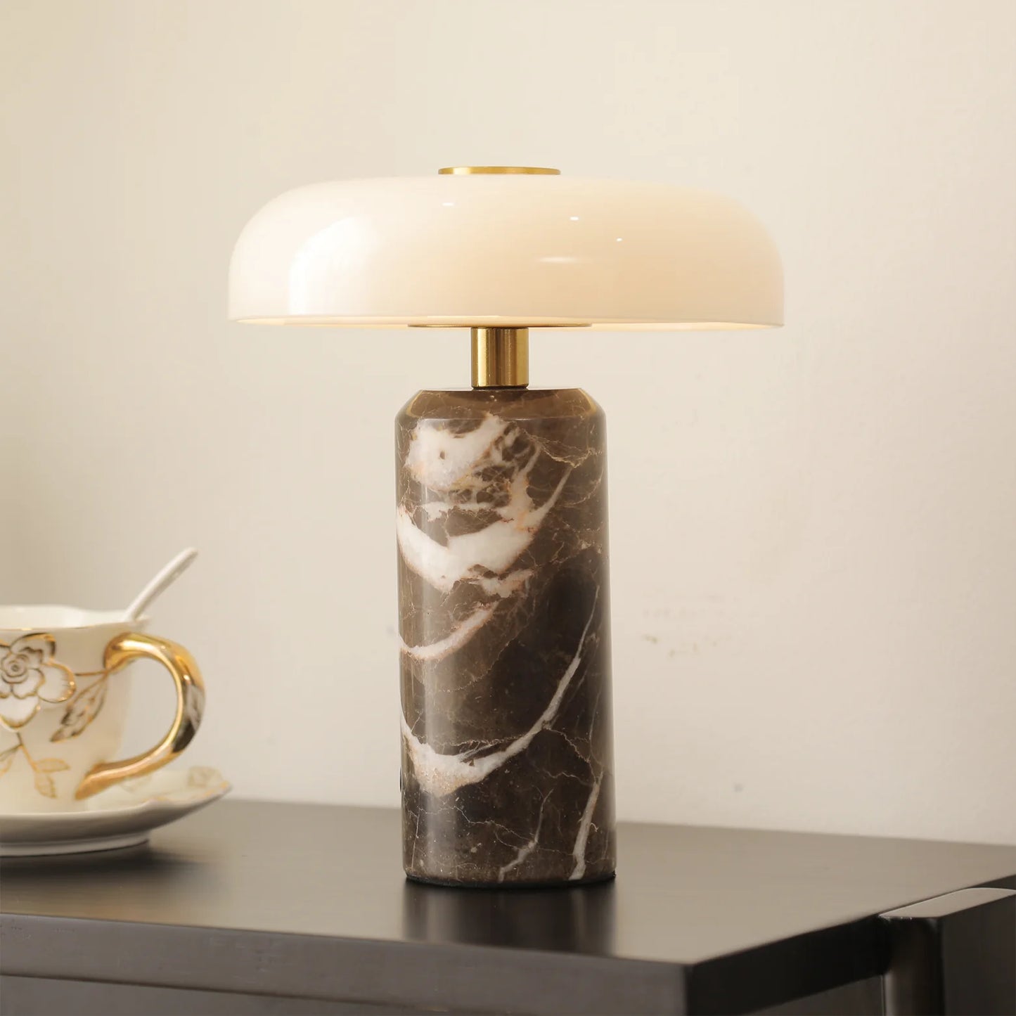 Table Lamp Marble Base Nordic Portable LED Design | Nicomar