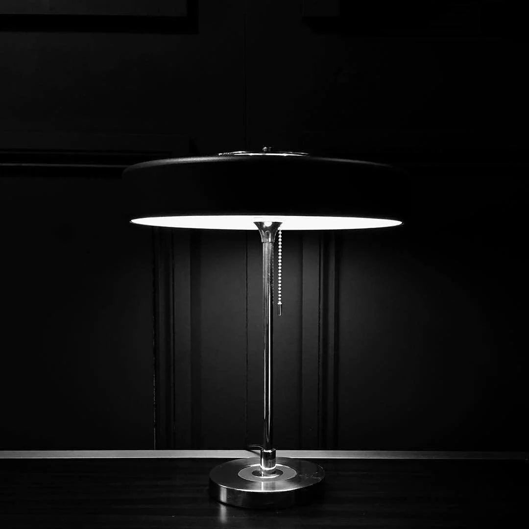 Table Lamp Metal Shade with Acrylic Diffuser Modern | Revolve