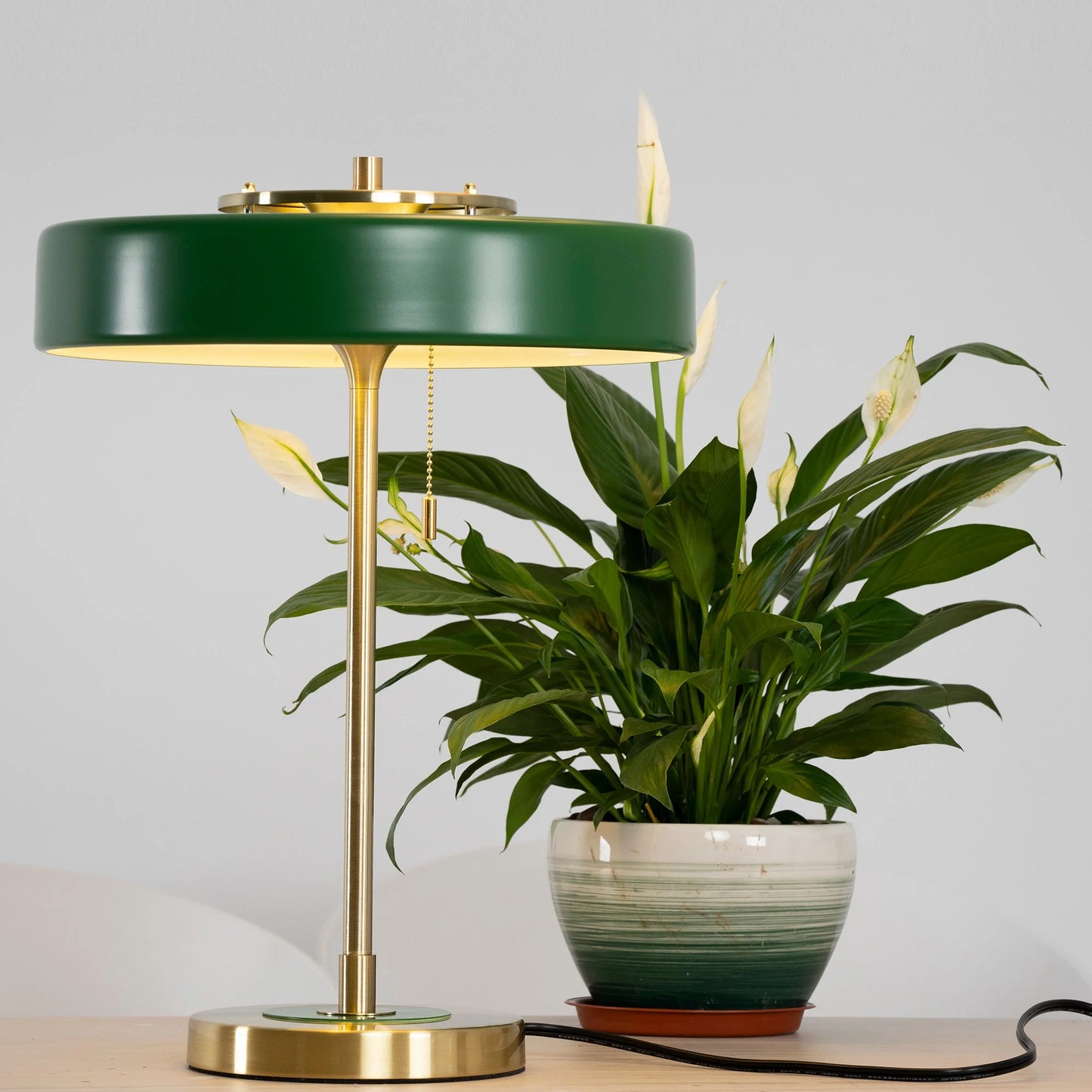 Table Lamp Metal Shade with Acrylic Diffuser Modern | Revolve