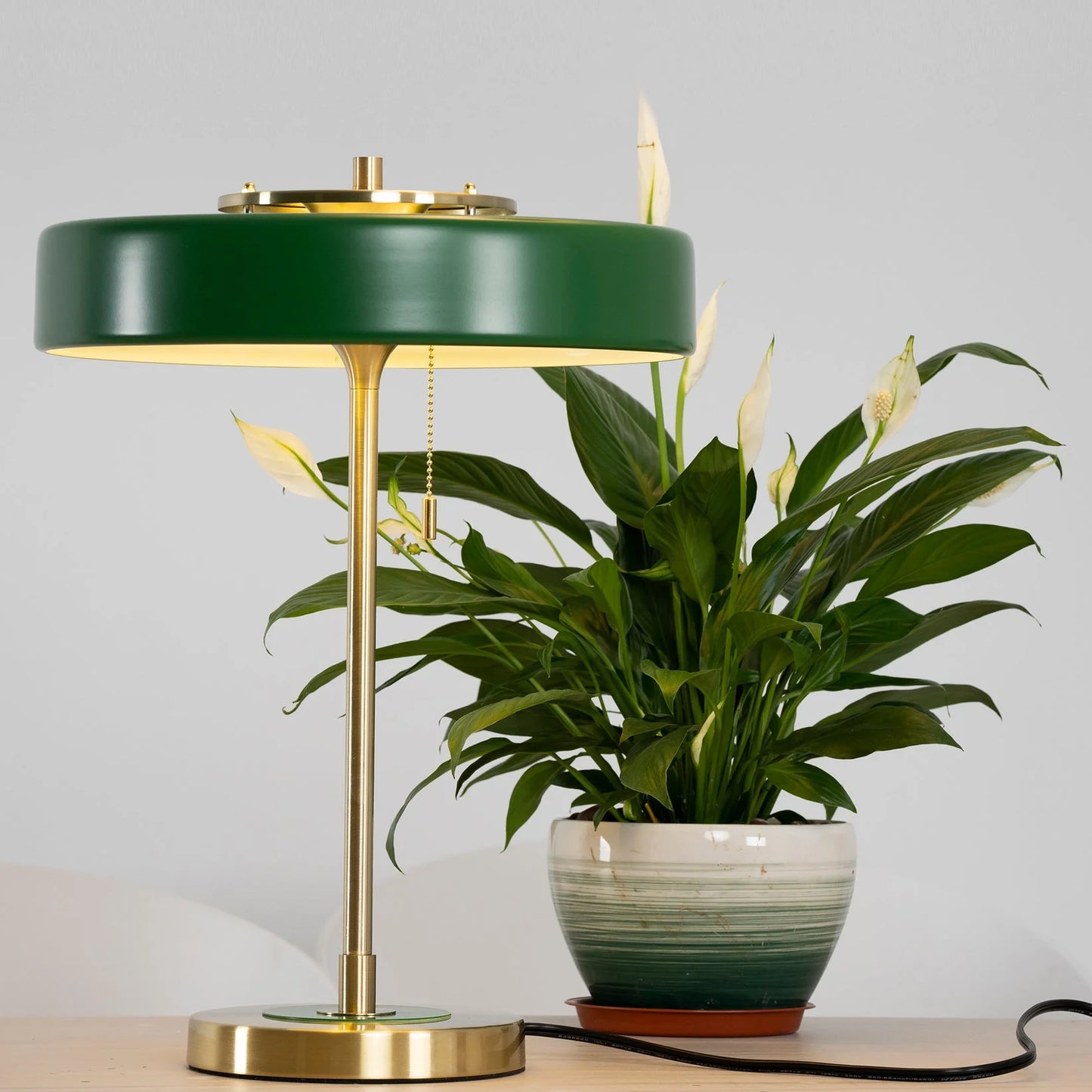 Table Lamp Metal Shade with Acrylic Diffuser Modern | Revolve