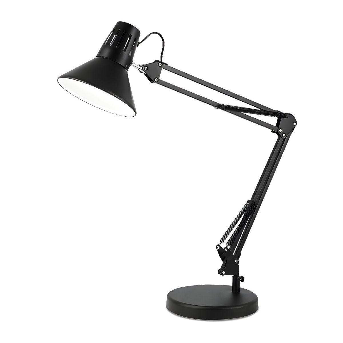 Table Lamp Nordic Style with Metal Cone Shade | Rovano