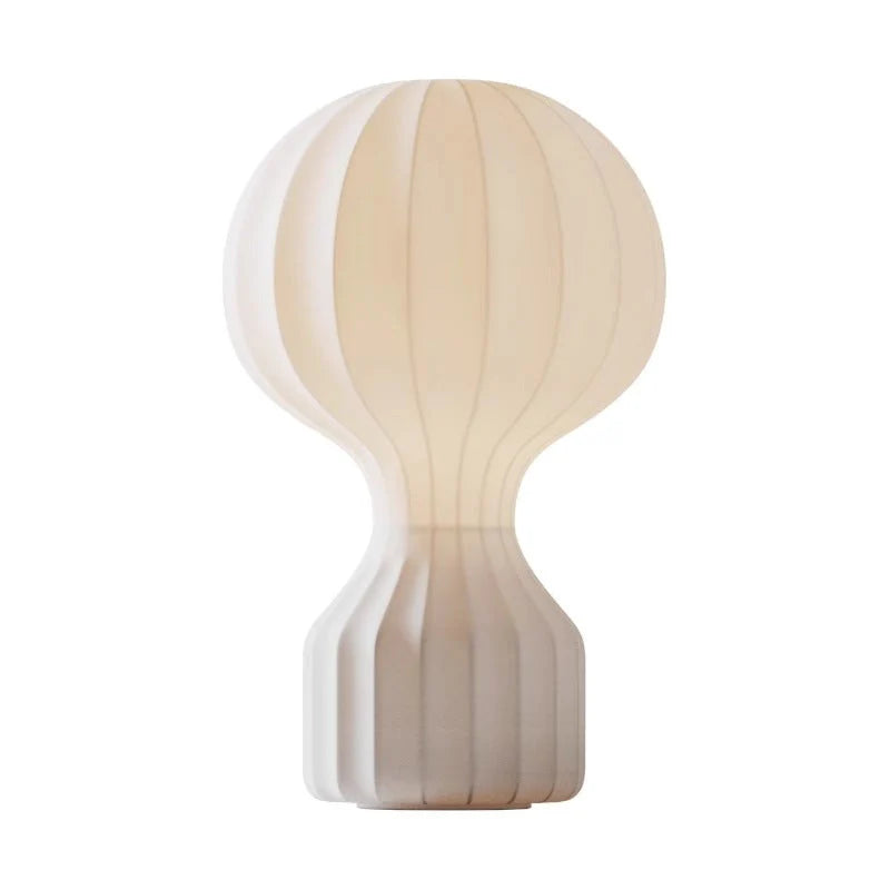 Table Lamp Silk Shade Organic Form Remember Style | Sibiro