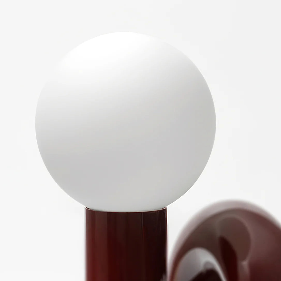Table Lamp Spiral Glass Modern Accent | Tolrian