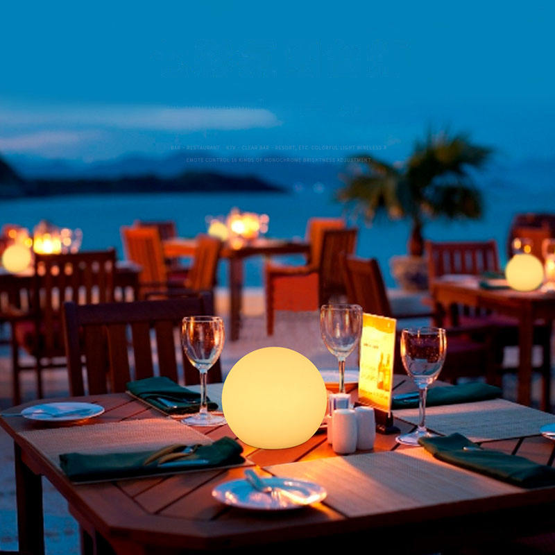 Table Lamp Wireless LED Globe Mood Light Rechargeable | Zenari