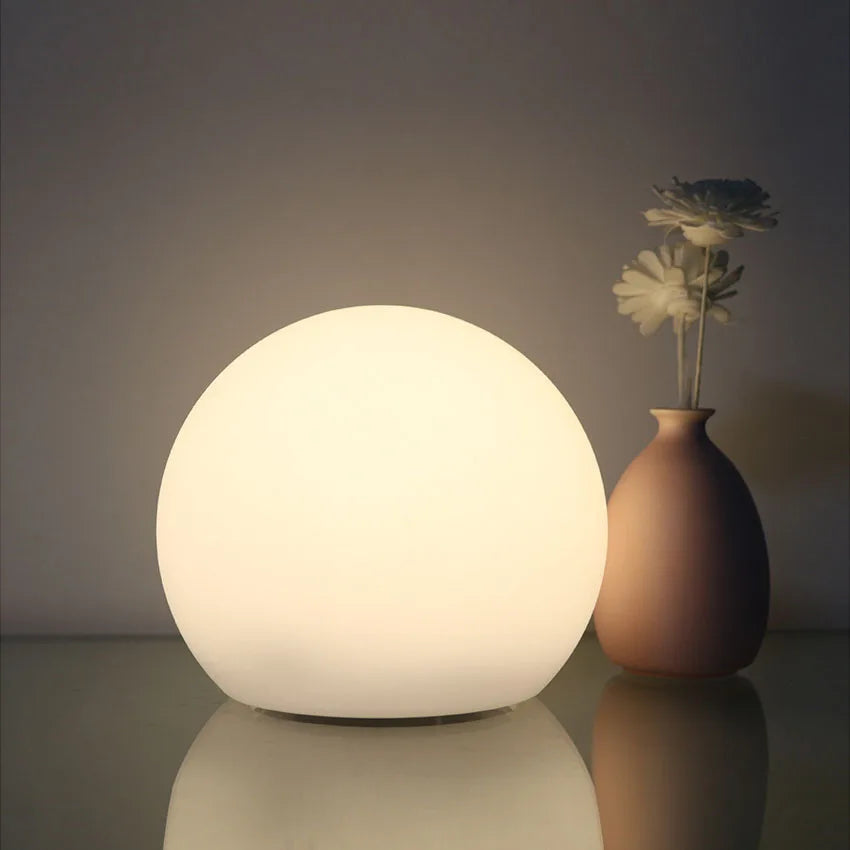 Table Lamp Wireless LED Globe Mood Light Rechargeable | Zenari