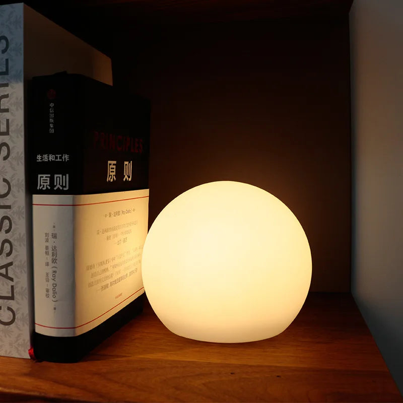 Table Lamp Wireless LED Globe Mood Light Rechargeable | Zenari
