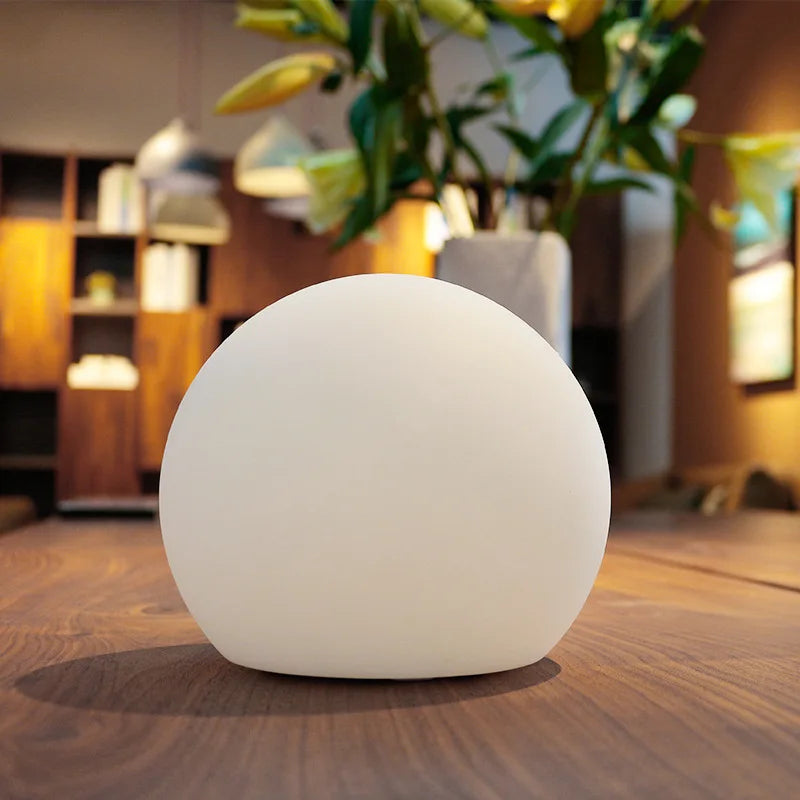 Table Lamp Wireless LED Globe Mood Light Rechargeable | Zenari