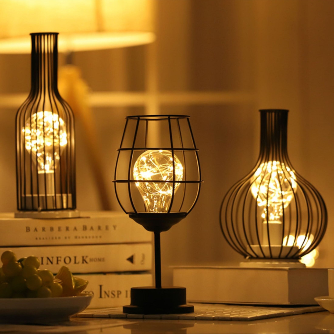 Table Lamp Wireless LED with Modern Steel Finish | Toriva