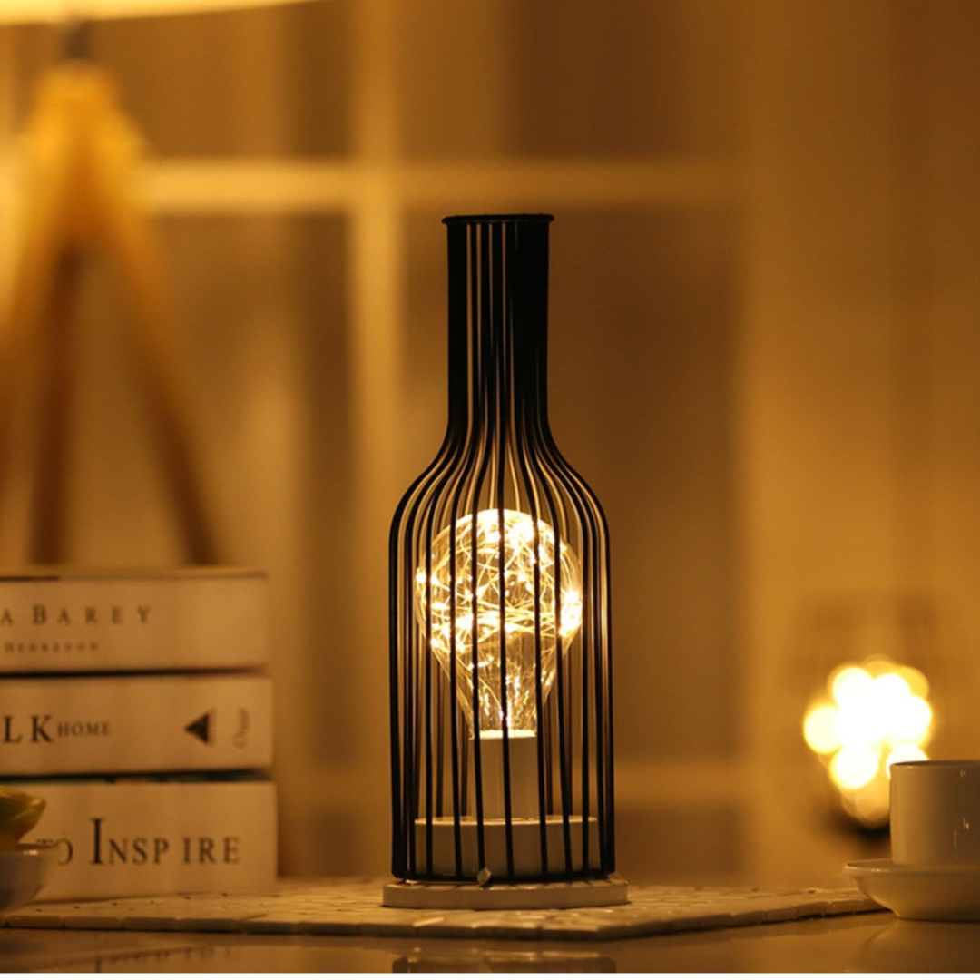 Table Lamp Wireless LED with Modern Steel Finish | Toriva