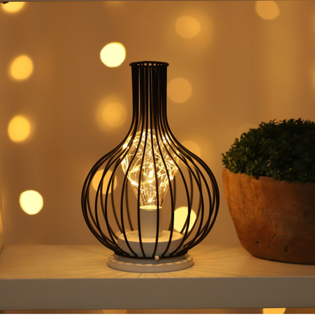 Table Lamp Wireless LED with Modern Steel Finish | Toriva