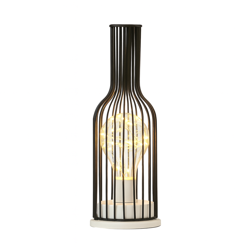 Table Lamp Wireless LED with Modern Steel Finish | Toriva