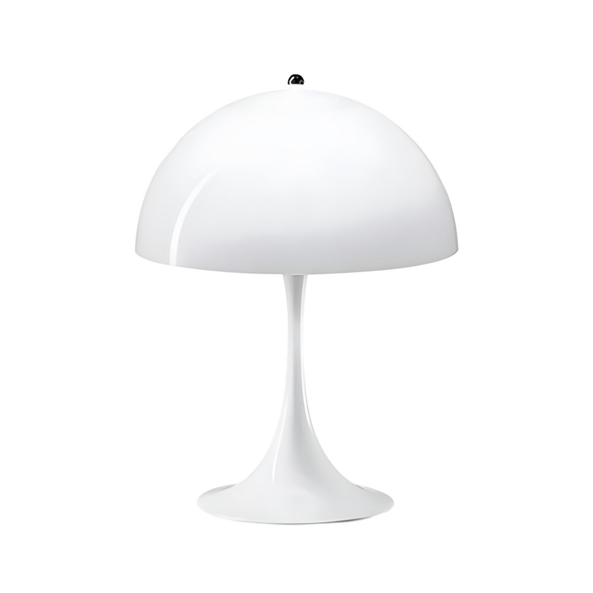 Table Lamp with Acrylic Dome Shade Modern Style | Alviro