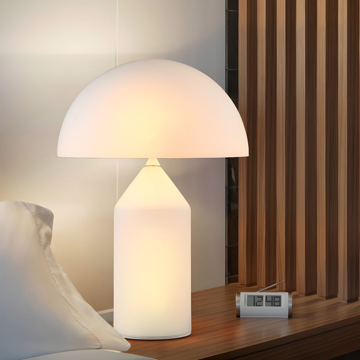 Table Lamp with Acrylic Shade Modern Design | Zeriva