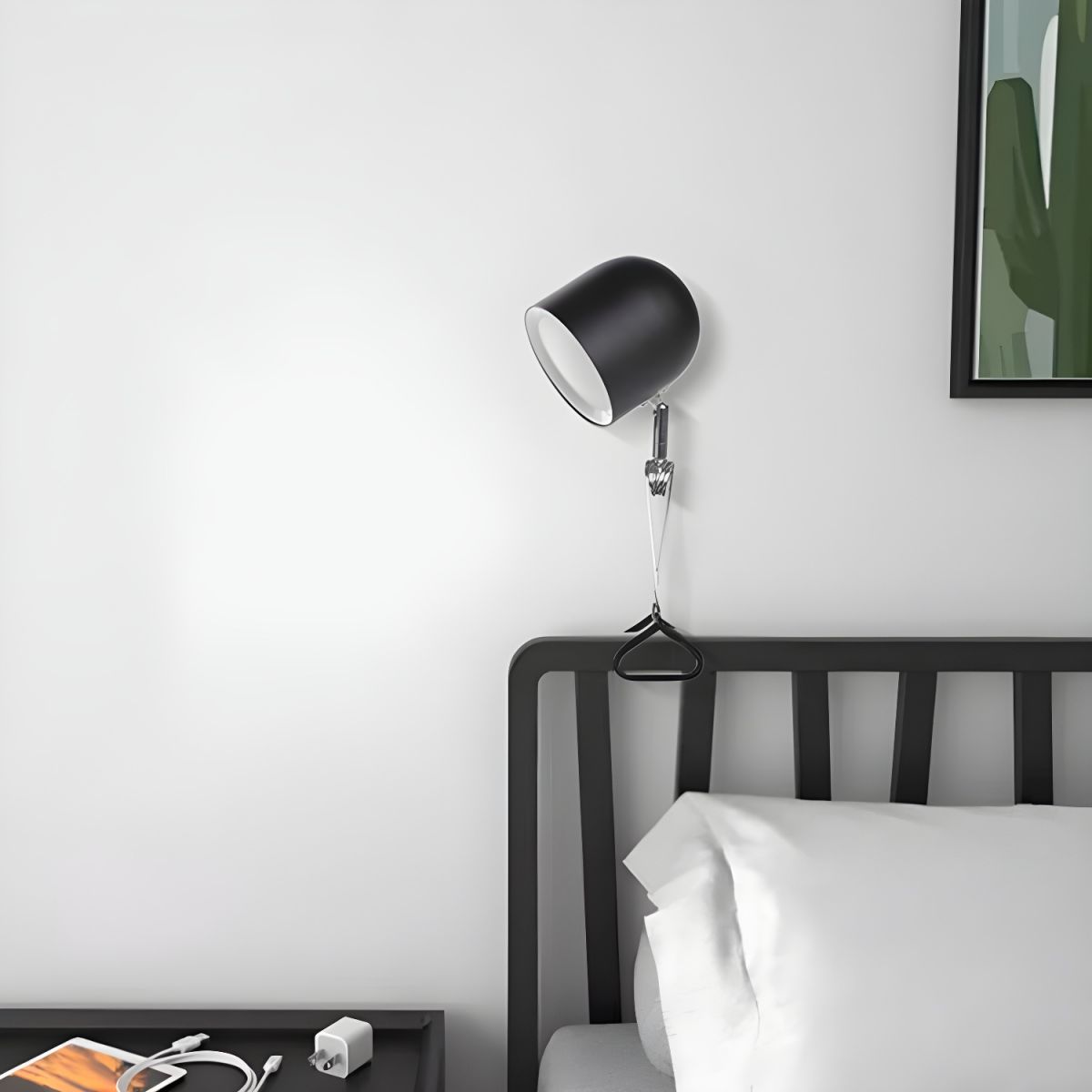 Table Lamp with Adjustable Clip Modern Metal | Verilo
