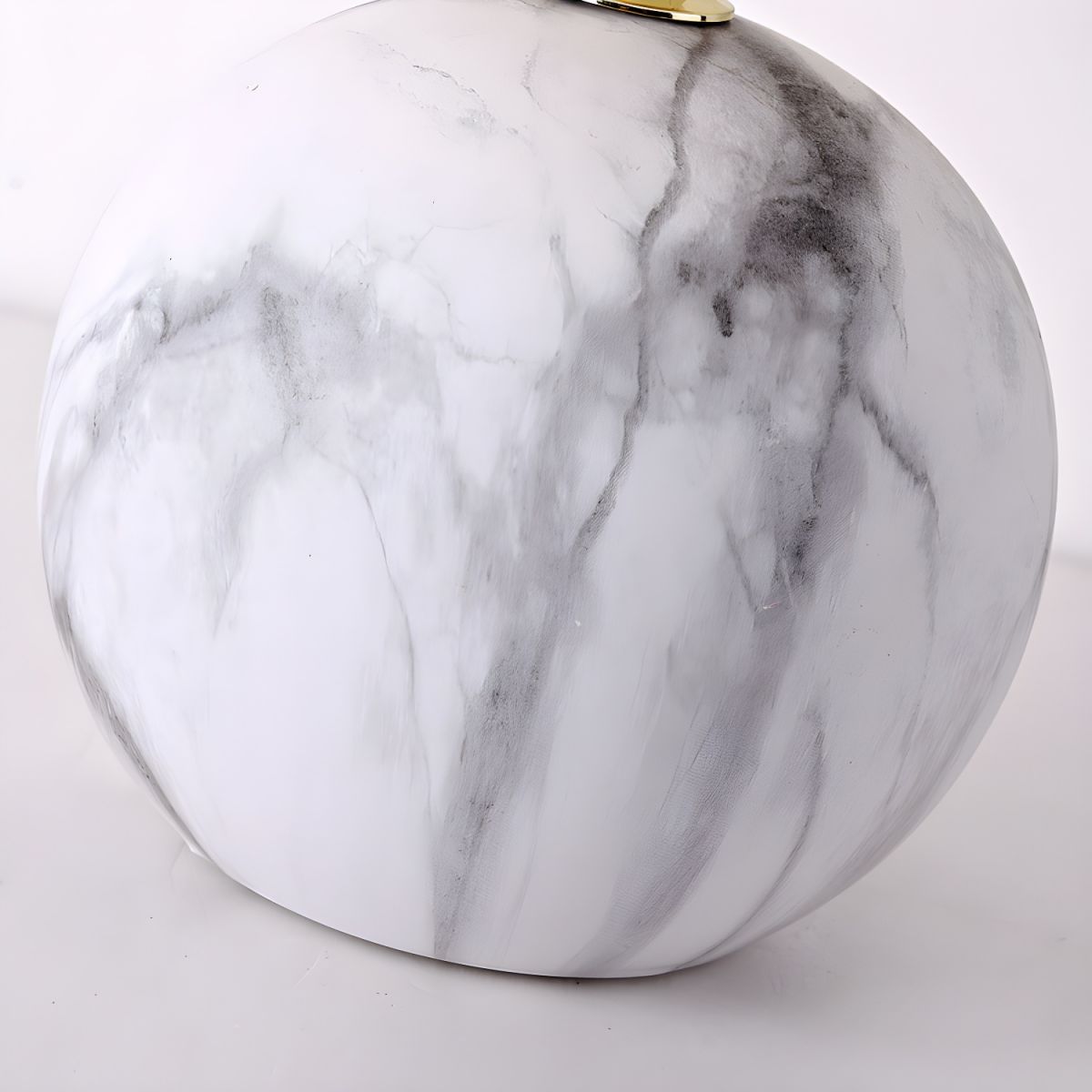 Table Lamp with Ceramic Base Cone Shade Modern | Corvila
