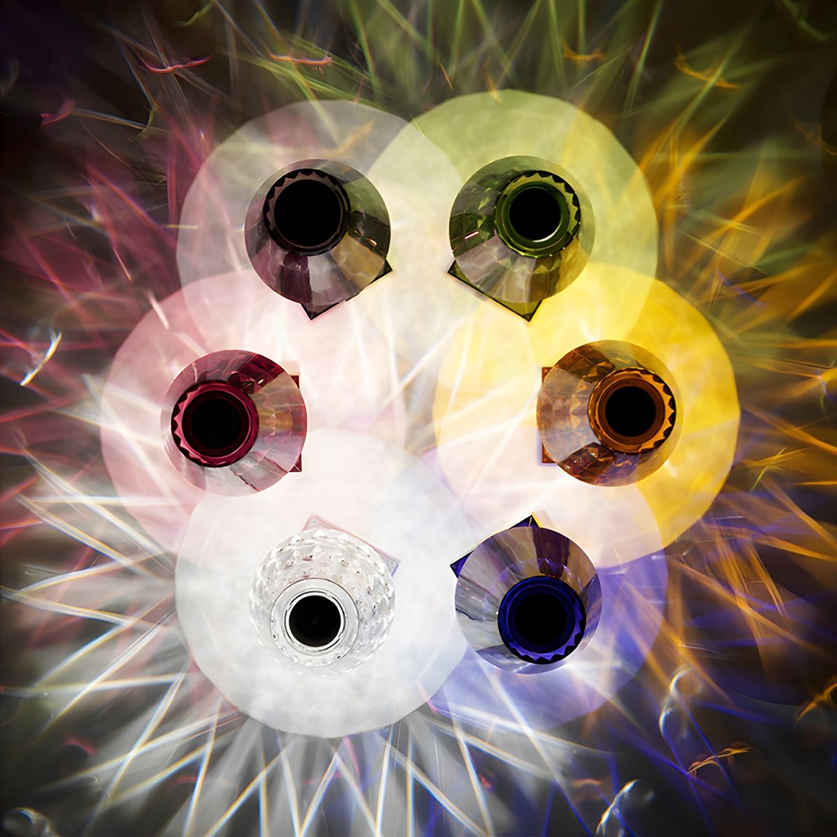 Table Lamp with Colourful LED Modern Style | Arivon