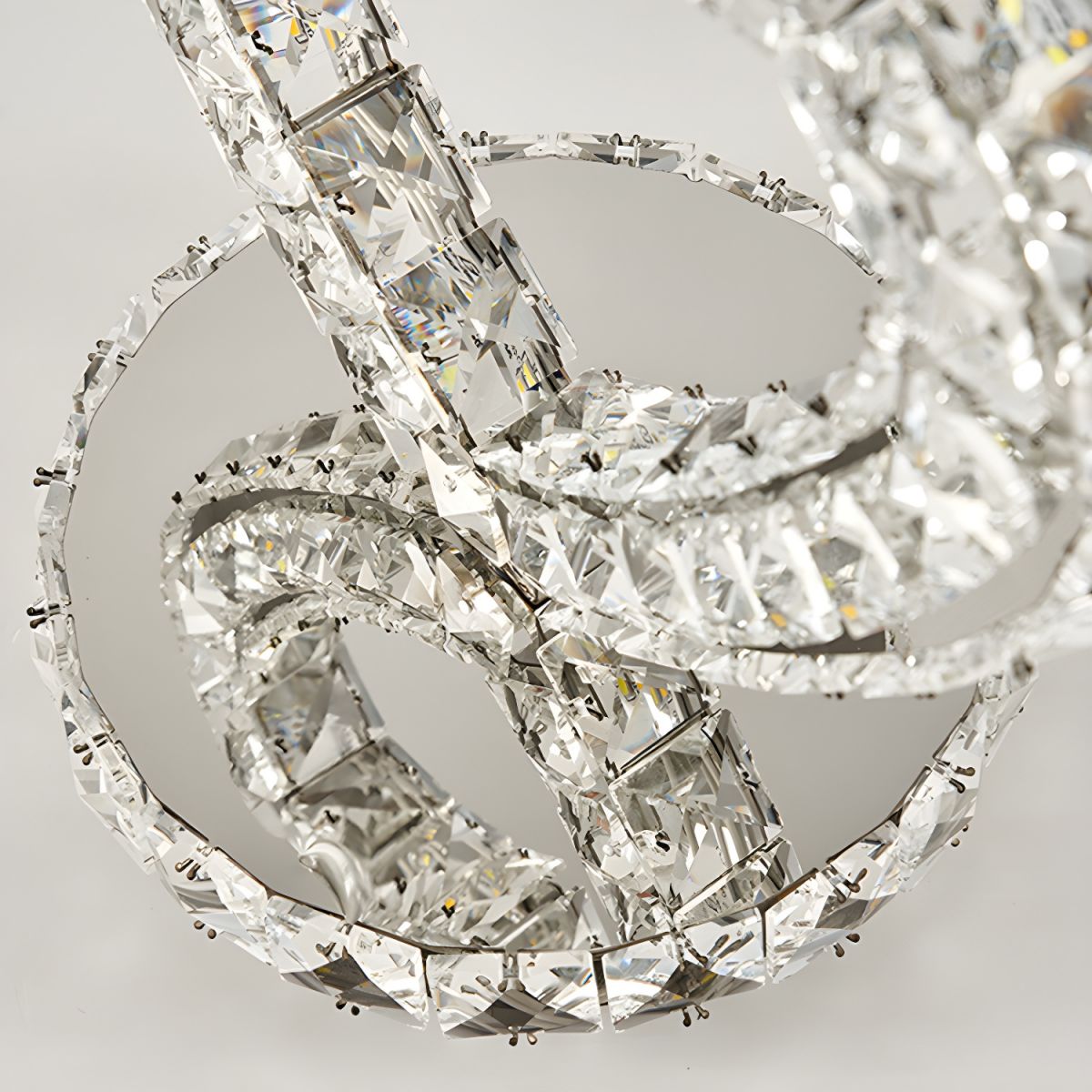 Table Lamp with Crystal Shades Modern Ambient Light | Veylorn