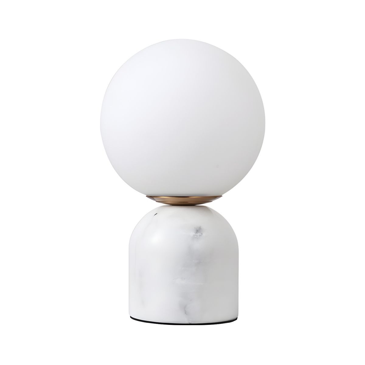 Table Lamp with Dome Marble Base Modern Style | Grivano