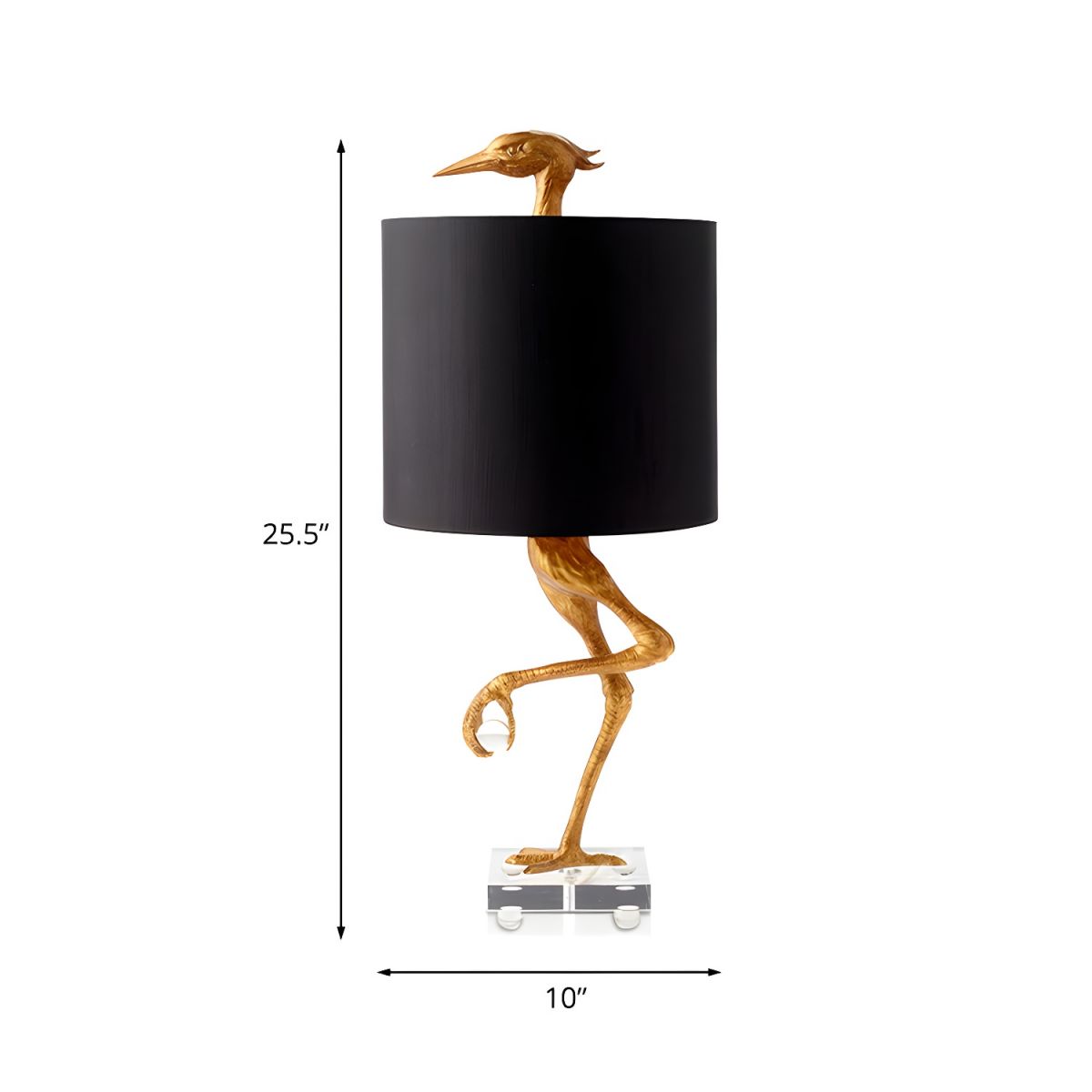 Table Lamp with Fabric Shade Traditional Style | Ostravo