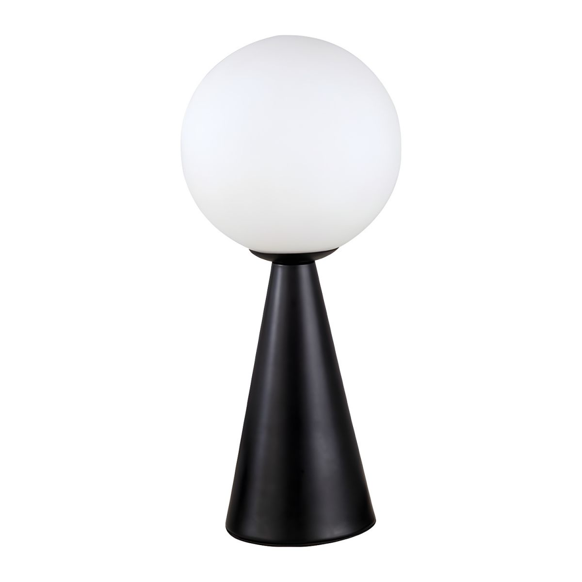 Table Lamp with Glass Globe Postmodern Style | Veliora