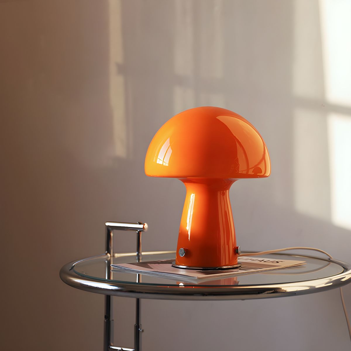 Table Lamp with Glass Shade Nordic Modern Style | Avolin