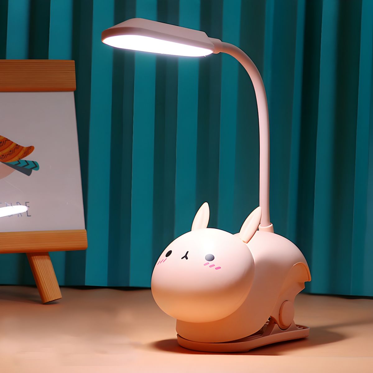 Table Lamp with LED Bulb Minimalist Style | Rabina