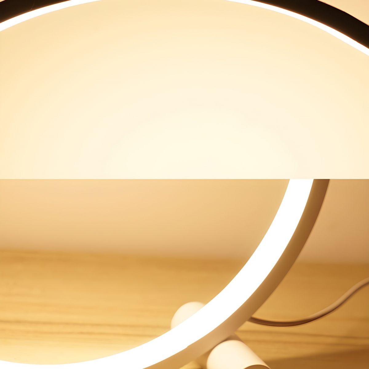 Table Lamp with LED Light Modern Bedside Style | Haloro
