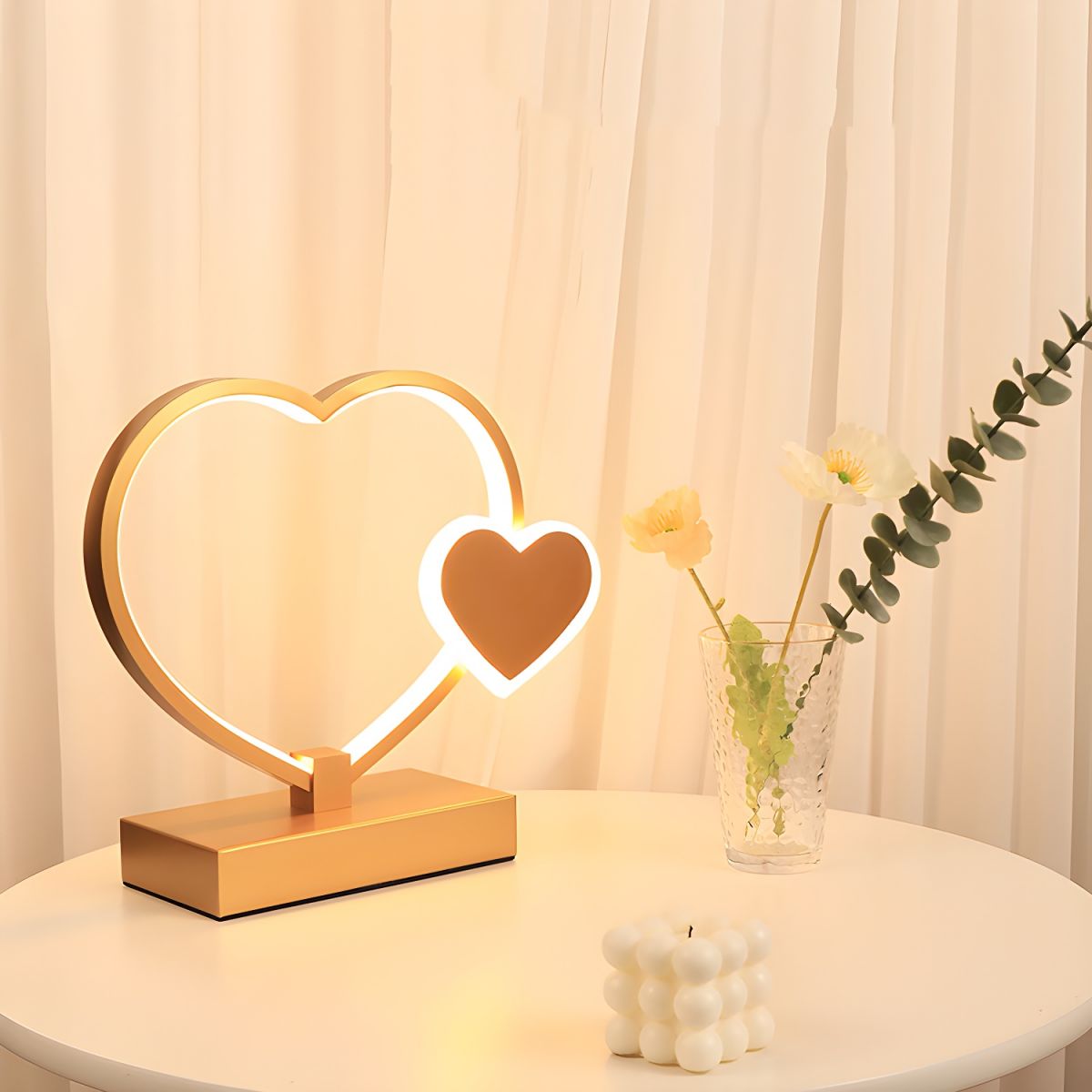 Table Lamp with LED Modern Metal Bedroom | Ravilo