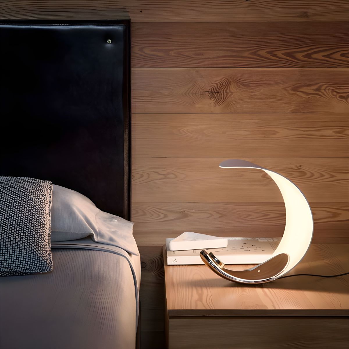 Table Lamp with Metal Base Minimalist LED | Velano
