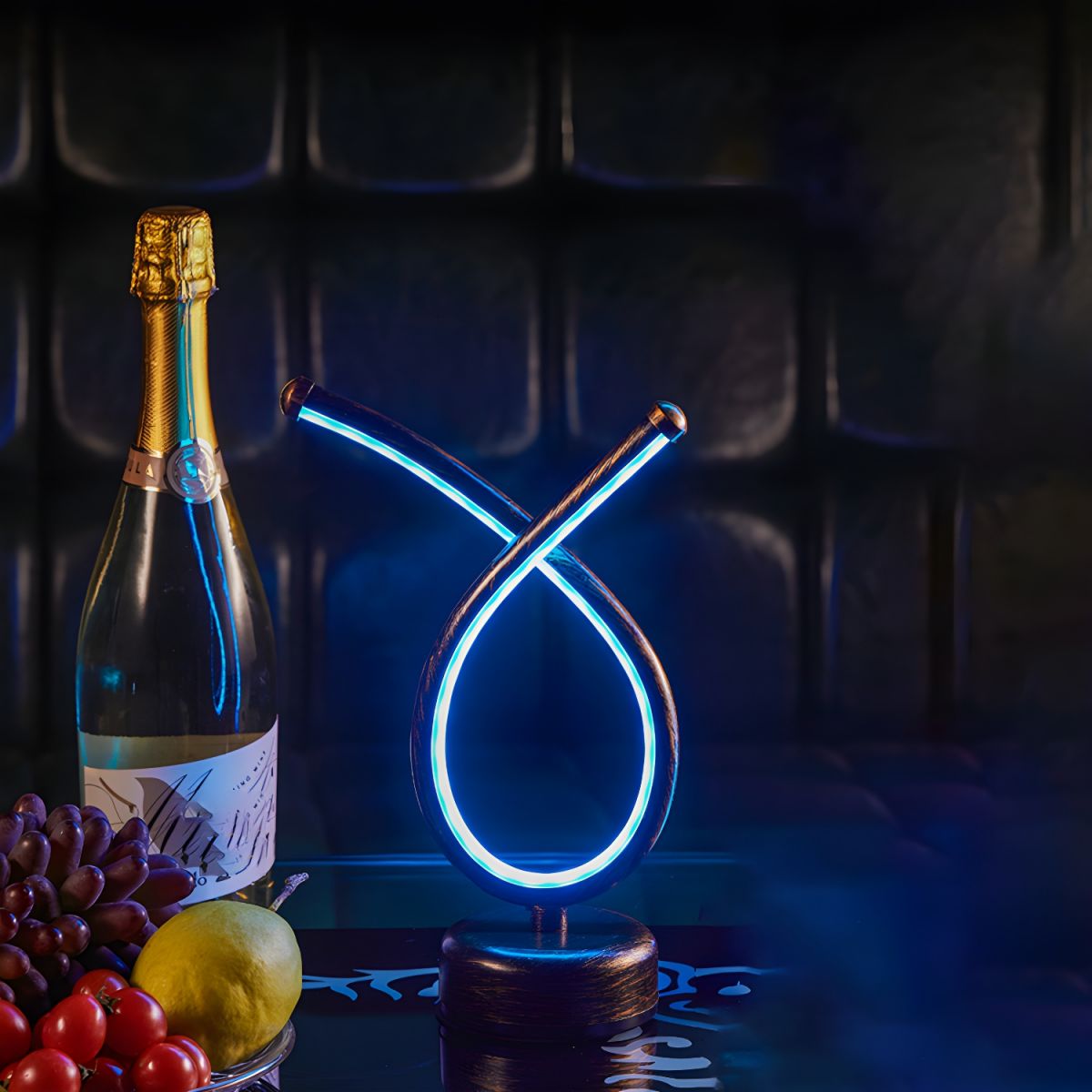 Table Lamp with Metal LED for Modern Bar | Brivona