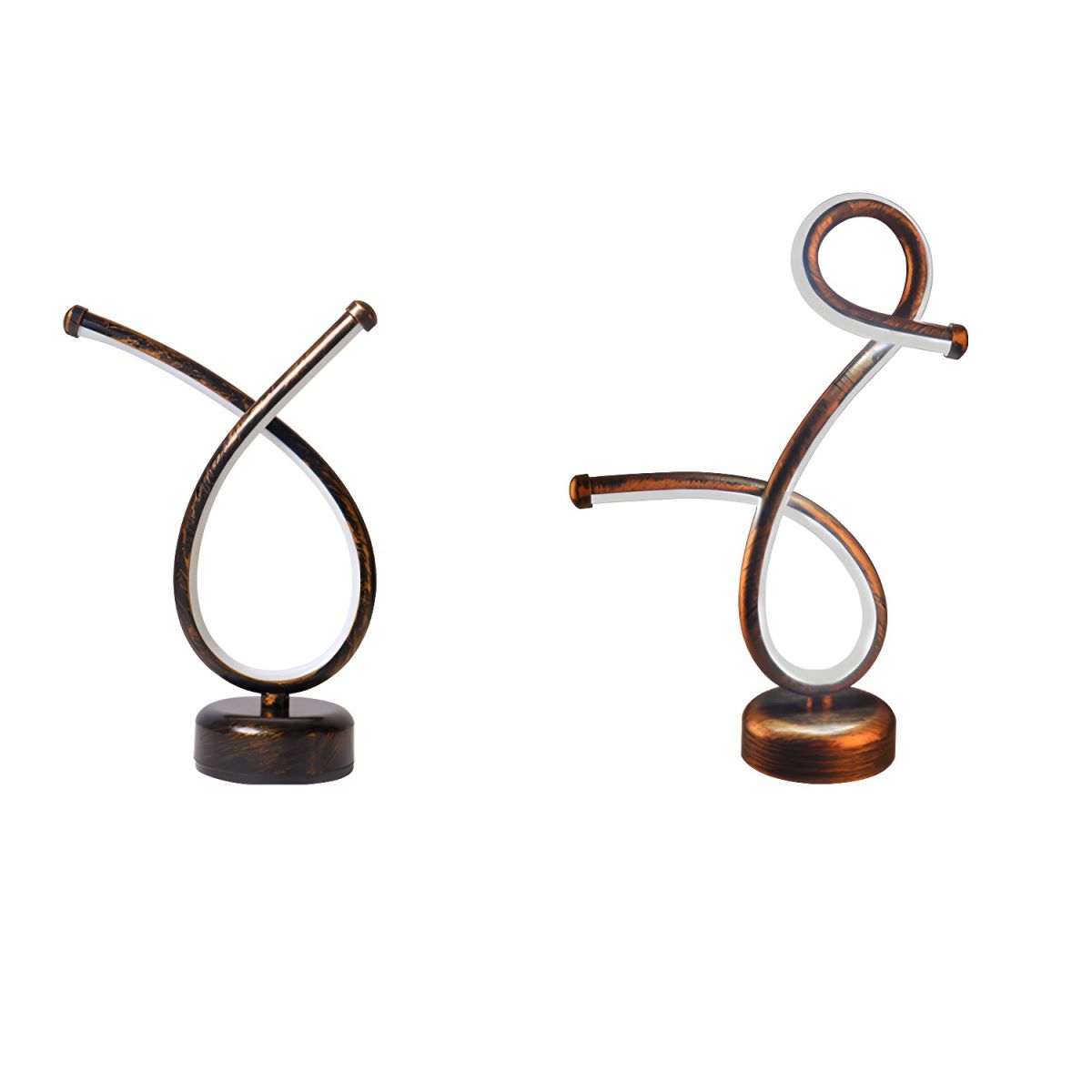 Table Lamp with Metal LED for Modern Bar | Brivona